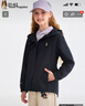 暇步士（Hush Puppies）童裝女童風(fēng)衣25秋大童連帽戶(hù)外服兒童收腰外套 藏藍    160   曬單實(shí)拍圖