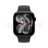 Apple/蘋果 Watch S11 智能手表GPS款46毫米亮黑色鋁金屬表殼黑色運(yùn)動(dòng)型表帶M/L MEVH4CH/B 曬單實(shí)拍圖