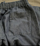 無(wú)印良品（MUJI）女式 棉漢麻牛仔寬版褲 女款褲子長(cháng)褲25年夏季女裝 BE1X0A5S 深藏青色 M （160/66A） 曬單實(shí)拍圖