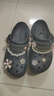 crocs卡駱馳厚底云朵洞洞鞋七夕禮物|206750 黑色-001 37/38(240mm) 曬單實拍圖