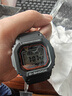 卡西歐（CASIO）G-SHOCK系列經(jīng)典小方塊街頭時(shí)尚運(yùn)動(dòng)防水防震方形手表男送禮推薦 小紅圈GW-M5610U-1太陽(yáng)能+電波 曬單實(shí)拍圖