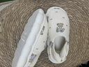 BIBK德國月子鞋透氣十月份孕婦產(chǎn)后防滑軟底包跟棉拖鞋秋冬保暖棉鞋 米色小熊 36-37 曬單實(shí)拍圖