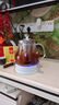 半球玻璃長嘴燒水壺家用功夫茶煮開水壺小電茶壺透明保溫藍(lán)光電熱水壺泡茶專用 1L 316不銹鋼發(fā)熱盤玻璃壺-無茶葉網(wǎng) 曬單實拍圖