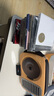 巫牌 單曲人生CD機(jī)復(fù)古壁掛式可充電專輯播放器藍(lán)牙音響一體CD播放機(jī)  木紋色 曬單實(shí)拍圖