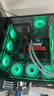 瓦爾基里（VALKYRIE）VK03 BLACK 黑色 ATX 游戲電腦臺(tái)式機(jī)箱 支持360水冷 6.2吋觸摸屏 270°海景房 曬單實(shí)拍圖