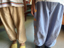 巴帝巴帝夏季嬰幼兒童防蚊褲純棉運動(dòng)長(cháng)褲男女寶寶童裝  帽子小狗 130 曬單實(shí)拍圖