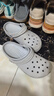 卡駱馳（crocs）洞洞鞋男鞋女鞋 夏季涼鞋情侶鞋沙灘鞋透氣時(shí)尚拖鞋 10001 M8W10 曬單實(shí)拍圖