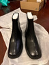 熱風(fēng)（Hotwind）【商場(chǎng)同款】馬丁靴女款2025年冬季新款法式方頭短靴百搭時(shí)裝靴子 01黑色 38 曬單實(shí)拍圖