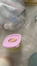 蒂樂(lè )寶寶吃飯圍兜硅膠防水兒童輔食飯兜嬰兒圍嘴幼兒喂飯口水兜兜 「蝴蝶結」小綠兔-3D超薄 曬單實(shí)拍圖