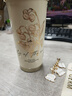 格米（germ）保溫杯女士陶瓷內(nèi)膽咖啡杯吸管杯子學(xué)生禮物水杯500ML鈴蘭茶白 曬單實(shí)拍圖
