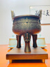 銅葫蘆掛件黃銅葫蘆龍頭金葫蘆擺件門口家居裝飾品 浮雕避火龍瓶【送黃碎石+五帝錢+ 曬單實(shí)拍圖