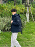 鴨鴨（YAYA）羽絨服男連帽可拆短款百搭保暖冬季新款中青年商務(wù)休閑防寒外套 黑色 XL 180(建議135-150斤) 曬單實(shí)拍圖