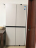 美的（Midea）冰箱首創(chuàng  )45cm超薄嵌入餐邊柜家用客廳冰箱左餐右廚大容量底部散熱十字四開(kāi)門(mén)國家補貼 BCD-427WUSGPZM 月光米 曬單實(shí)拍圖