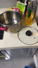 蘇泊爾高壓鍋壓力鍋燃?xì)怆姶艩t通用 家用304不銹鋼防爆快煮鍋100Kpa悅提 適用3-6人【玫紅】 22cm 5L 曬單實(shí)拍圖