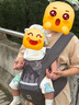 babycare腰凳嬰兒背帶多功能減震四季抱娃神器解放雙手透氣輕薄款卡斯爾灰 曬單實拍圖