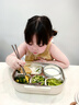 葆氏飯盒上班族不銹鋼餐盒學(xué)生便當盒微波爐兒童保溫飯盒大容量5格 曬單實(shí)拍圖