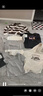 森馬（Semir）森柔|地理系列毛衣女冬季半高領刺繡條紋衫101724107022 曬單實拍圖