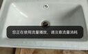 久勒（JIOOLER）掛墻式洗手盆小戶(hù)型衛生間洗臉盆陽(yáng)臺洗手盆不銹鋼支架洗手盆陶瓷 4336雙層支架盆+下水 曬單實(shí)拍圖
