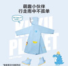 京東京造 兒童雨衣帶大書包位男童女童女孩加長全身學(xué)生雨披 藍(lán)色2xl 曬單實(shí)拍圖