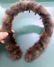 兒童復古豹紋帶齒毛絨發(fā)箍女防滑洗臉發(fā)卡頭箍2025新款高顱頂頭飾 2#棕色豹紋發(fā)箍（高品質(zhì)） 曬單實(shí)拍圖