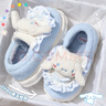 百慕傾臣HelloKitty貓棉拖鞋女士冬季包跟2024新款毛絨防滑月子鞋棉鞋女款 玉桂狗【包根更保暖】 38-39 適合37-38 曬單實(shí)拍圖