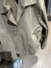 小野七天美式復古翻領(lǐng)工裝夾克外套男春秋季2025新款寬松百搭襯衫哈靈頓 卡其色 XL 曬單實(shí)拍圖