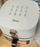 美的（Midea）空氣炸鍋不用翻面可視大容量家用全自動烤箱多功能不粘易洗觸控微蒸汽嫩烤免翻面炸烤一體 KZE5089【雙旋鈕控溫時丨免翻面】 5L 曬單實拍圖