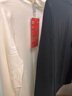 優(yōu)衣庫女裝柔軟羅紋圓領(lǐng)T恤長袖純色基礎(chǔ)款474400 479590 470124 479590/00白色 L 曬單實拍圖