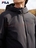 FILA斐樂(lè )官方男裝羽絨服冬季新款時(shí)尚休閑連帽防水防濕外套 正黑色-BK 3XL 190/108A 曬單實(shí)拍圖