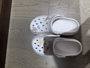 名創(chuàng)優(yōu)品（MINISO）洞洞鞋男女夏季外穿沙灘涼鞋防滑厚底踩屎感包頭涼拖鞋骨白42-43 曬單實拍圖