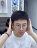 語(yǔ)陳假發(fā)男短發(fā)全真發(fā)隱形自然帥氣短發(fā)毛寸蓬松男士全頭套中年假發(fā)套 全真發(fā)【遞針頭旋】自然黑 短發(fā) 曬單實(shí)拍圖