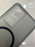 大智慧適用紅米K60Pro手機殼K60至尊版冠軍版冰霧磁吸磨砂超薄保護套鏡頭全包防摔透明散熱男女款外殼 透黑色 紅米K60 曬單實(shí)拍圖
