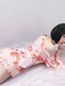 浪莎日式純欲性感睡衣女JK制服情趣內(nèi)衣小媽包臀裙情人節(jié)約會黑絲戰(zhàn)袍 櫻花和服+黑開I檔襪 L 【105-130斤】 保密發(fā)貨 曬單實拍圖