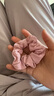 韓系碎花大腸發(fā)圈高級頭繩復古秋冬布藝發(fā)繩蕾絲清新發(fā)飾新款頭飾 【隨機顏色】1個(gè)裝 曬單實(shí)拍圖