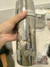 特美刻（TOMIC）純鈦保溫杯高檔燜茶杯茶水分離泡茶杯禮品鈦杯定制國慶中秋禮 曬單實(shí)拍圖
