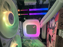 九州風神（DEEPCOOL）冰果360水冷CPU散熱器白色/300W/動感果凍光效/PWM調速水泵/3年質保/支持1851 曬單實拍圖