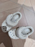 卡駱馳（CROCS）貝雅暖絨克駱格洞洞鞋|206633 冬日白-11S 37/38(230mm)  曬單實(shí)拍圖