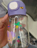 物生物（RELEA）兒童水杯PPSU吸管杯女生高顏值塑料杯子學(xué)生上學(xué)專用飲用水壺禮物 曬單實(shí)拍圖
