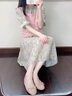 緋垚 瑪麗珍單鞋女夏季裸色一腳蹬皮鞋配裙子內(nèi)增高氣質(zhì)淑女鞋休閑鞋 裸色 36 （4.5cm左右內(nèi)增高） 曬單實(shí)拍圖