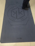 Keep瑜伽墊男士健身墊加長(cháng)加寬加厚200*100cm防滑運動(dòng)墊訓練墊 深藍 曬單實(shí)拍圖