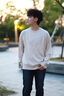 Teenie Weenie Men小熊男裝秋冬新款時(shí)尚舒適簡(jiǎn)約休閑學(xué)院風(fēng)毛衣針織衫男款 卡其色 L 175 曬單實(shí)拍圖