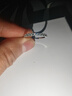 慕璨（OWN SHINE）【官方正品】流光碎語(yǔ)PT950鉑金戒指排鉆真鉆培育鉆戒 送女友禮物 窄版約35分 15號 曬單實(shí)拍圖