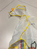 牧萌兒童雨衣男童女童防水全身雨披幼兒園小學生雨具 黃色小恐龍 S 曬單實拍圖