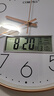 康巴絲（Compas）掛鐘客廳鐘表石英鐘表掛墻時鐘日歷掛表 C3219AY輕奢金 35cm 曬單實拍圖