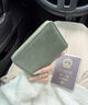 斐月伽 護照夾錢(qián)包一體出國多功能卡包證件收納包機票夾便攜大容量卡包 牛油果綠 曬單實(shí)拍圖