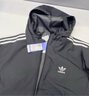 adidas休閑簡(jiǎn)約三條紋梭織立領(lǐng)夾克外套男裝秋季阿迪達斯三葉草   黑色 (偏小，推薦買(mǎi)大1碼)   M 曬單實(shí)拍圖