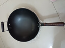 陸鐵陸川鐵鍋圓底炒菜鍋無(wú)涂層不沾鍋生鐵鑄鐵鍋燃氣灶家用炒鍋手柄款 有耳款 34cm 送鍋蓋鍋鏟（已開(kāi)鍋） 曬單實(shí)拍圖