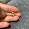 周大生黃金吊墜足金999葫蘆掛墜配頸繩古韻福祿吉祥福運送女友生日禮物 黃金葫蘆吊墜-【配頸繩,絨布袋包裝】 中版-5.03g 曬單實(shí)拍圖