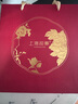 上海故事真絲絲巾胸針禮盒100%桑蠶絲小方巾送女友實(shí)用生日禮物教師節(jié)紅色 曬單實(shí)拍圖