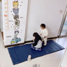 LAYPOO學(xué)生午睡幼兒園睡神器打地鋪專(zhuān)用墊地墊可折疊教室公司用午休瑜伽 海藍/厚10mm長(cháng)156寬60cm送收納袋 無(wú)規格 曬單實(shí)拍圖